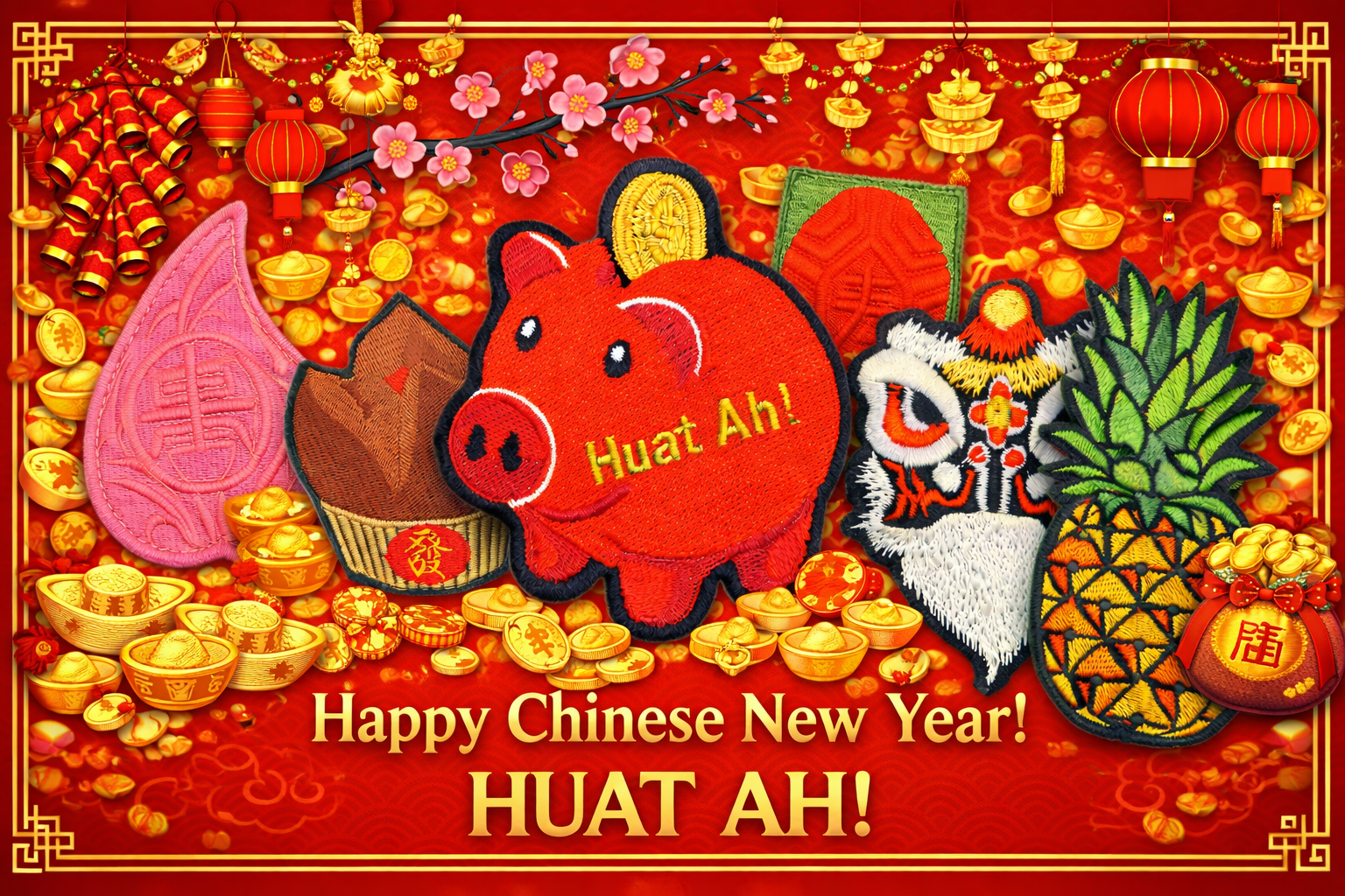 CNY Patches: Add Huat to Your Everyday Carry!
